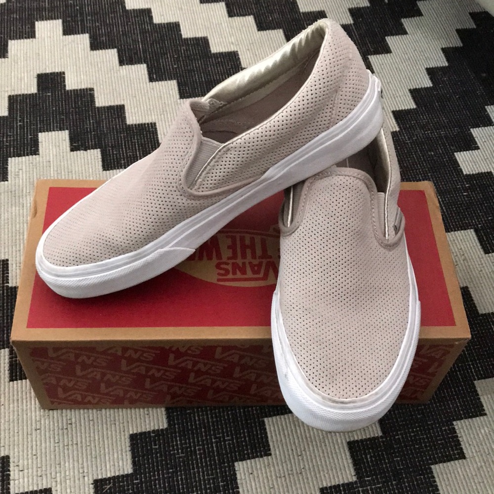 Vans classic slip on shoes